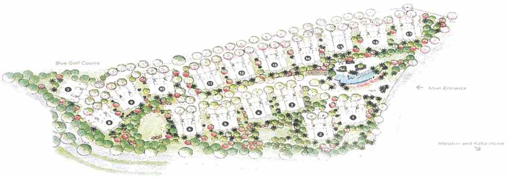 Makalii at Wailea: Site Map